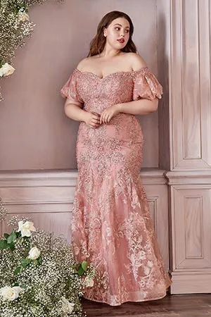 Bell Sleeves Off shoulder Mermaid Gown