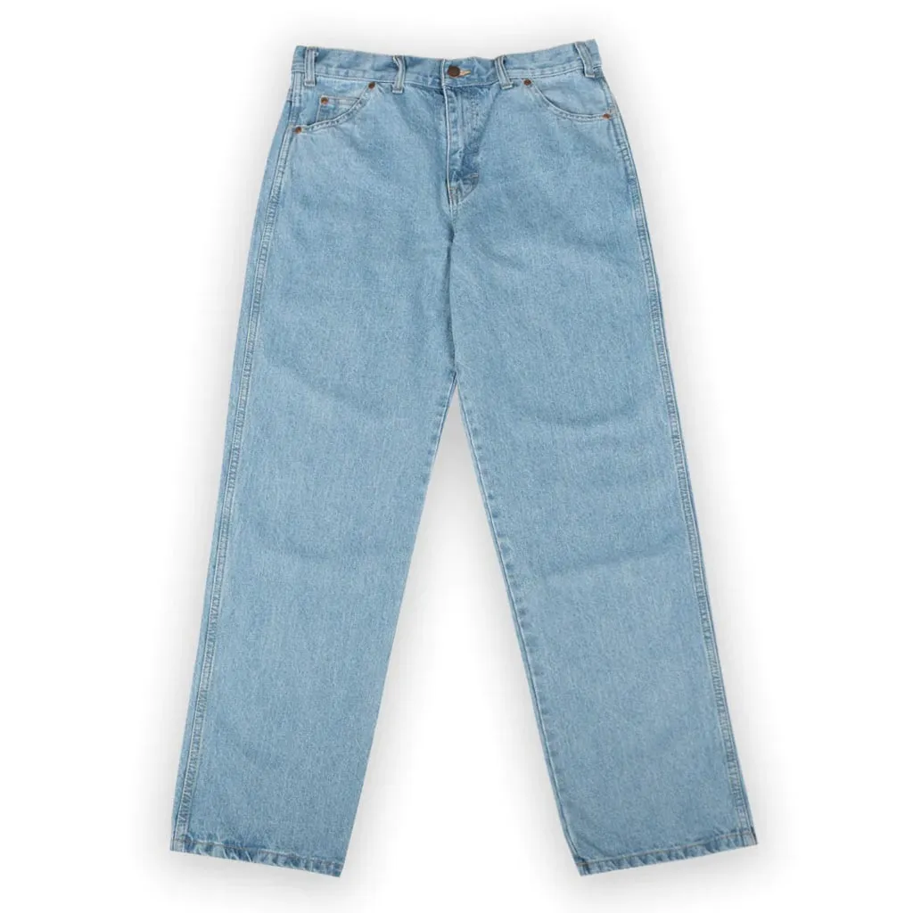 DICKIES 13293 RELAXED STRAIGHT FIT 5 POCKET DENIM JEAN - LIGHT INDIGO