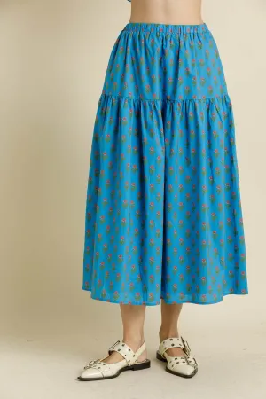 Jenna Printed Midi Skirt