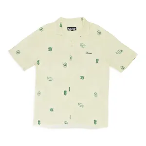 LEGAL TENDER VACATION IVORY CASUAL BUTTON-DOWN SHIRT