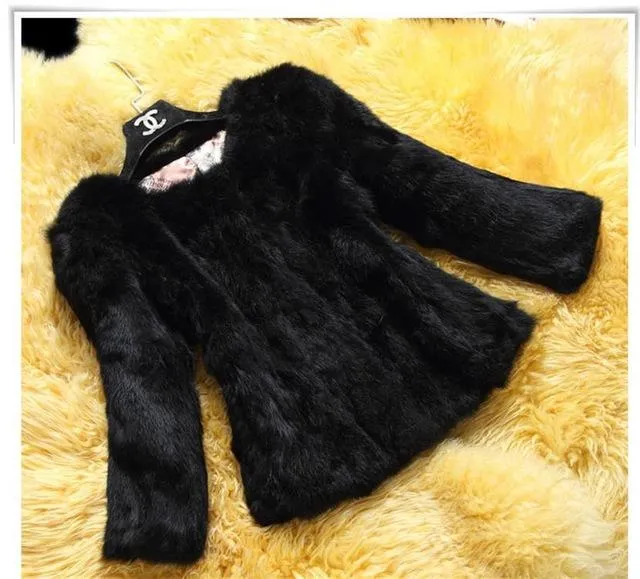 Rabbit  faux fur Coats
