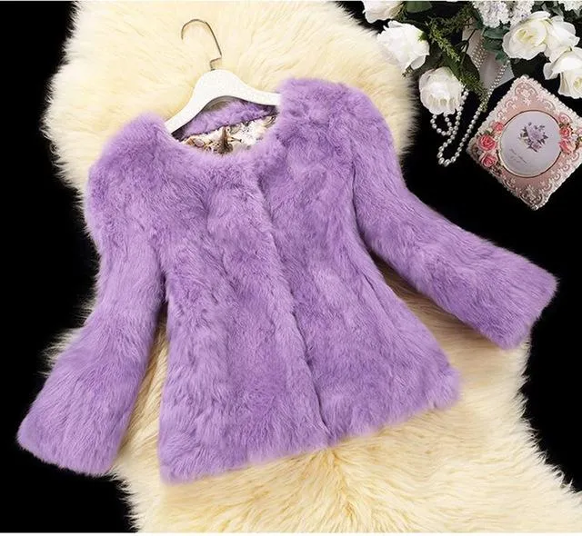 Rabbit  faux fur Coats