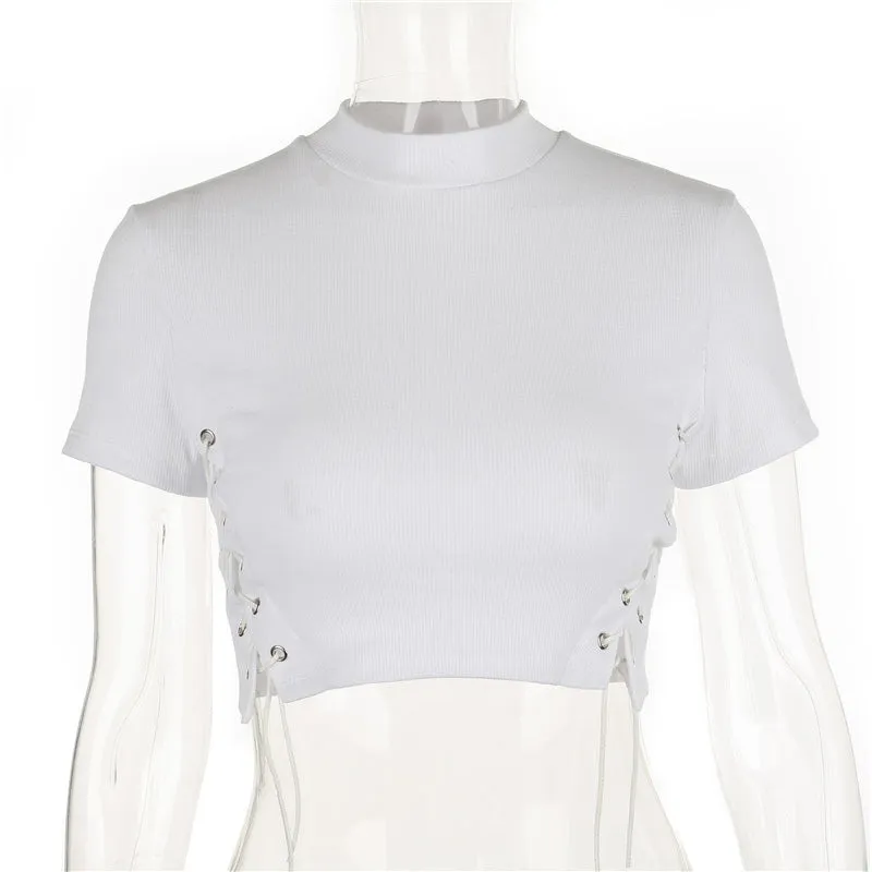 Turtleneck Short Sleeve Shirt